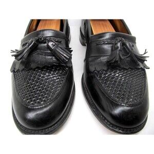 Allen Edmonds Cody Full Strap Tasseled Loafers Size US 9.5 D + shoe trees